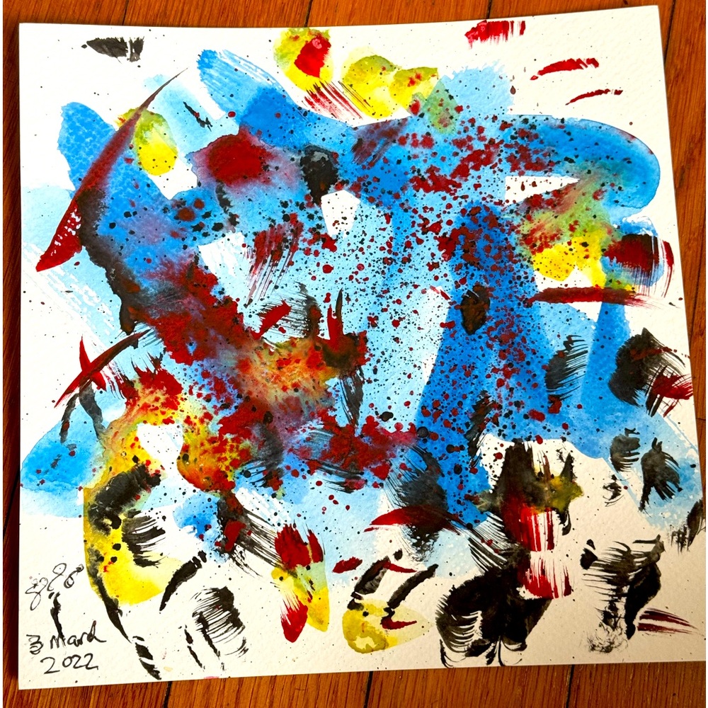 Original signed watercolor